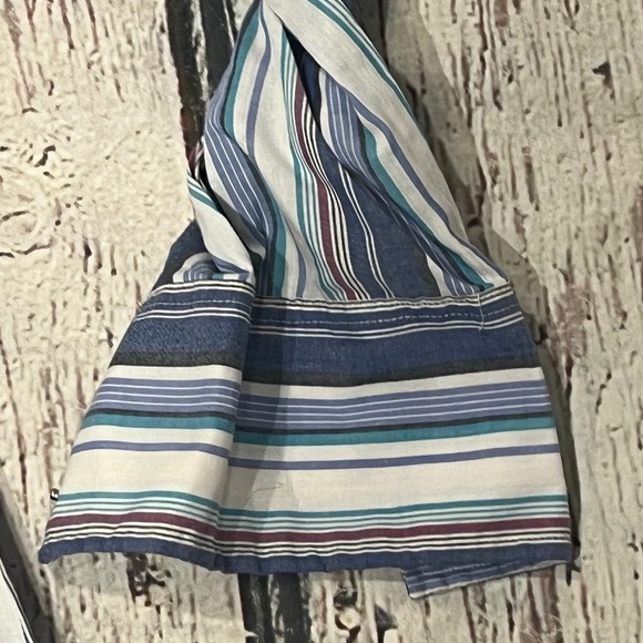 Vintage Ely Cattleman Striped Western Pearl Snap Button Down Mens Shirt - Picture 5 of 7